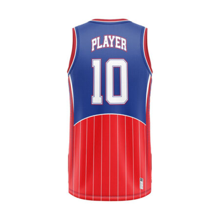 Custom Basketball Jerseys - Red Pattern - Image 3
