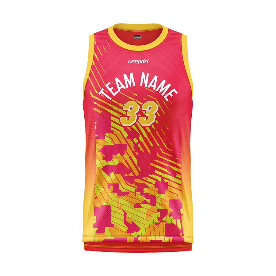 Custom Basketball Jerseys - Camo Pattern