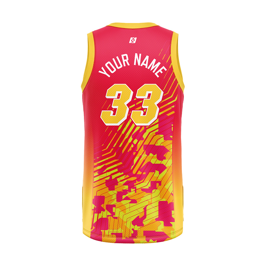 Custom Basketball Jerseys - Camo Pattern - Image 3