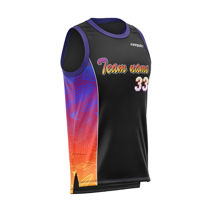 Custom Basketball Jerseys - Tropical Blaze - Image 2