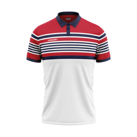 Custom Pickleball & Tennis Polo - Retro Stripes