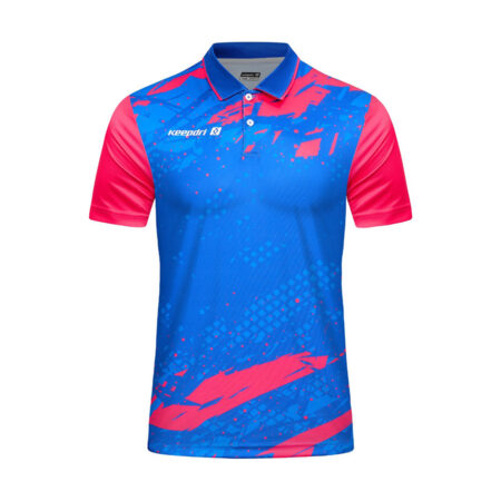 Custom Pickleball & Tennis Polo – Red & Yellow