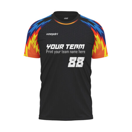 Custom Soccer Jerseys - Fiery Patterns