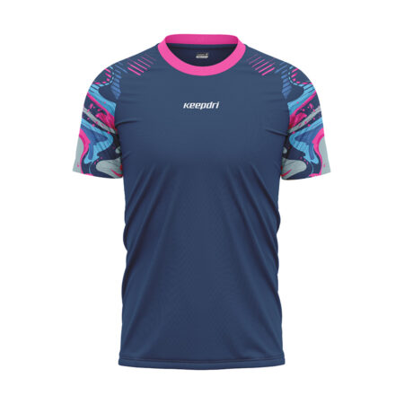 Custom Running T-shirts - Ocean Pattern