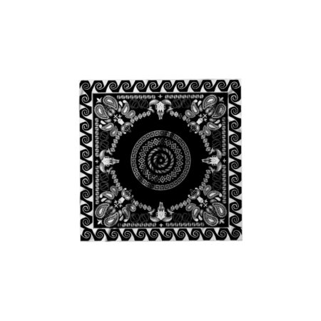 Custom Bandana – Gothic Western Skull Pattern BDNTKK05