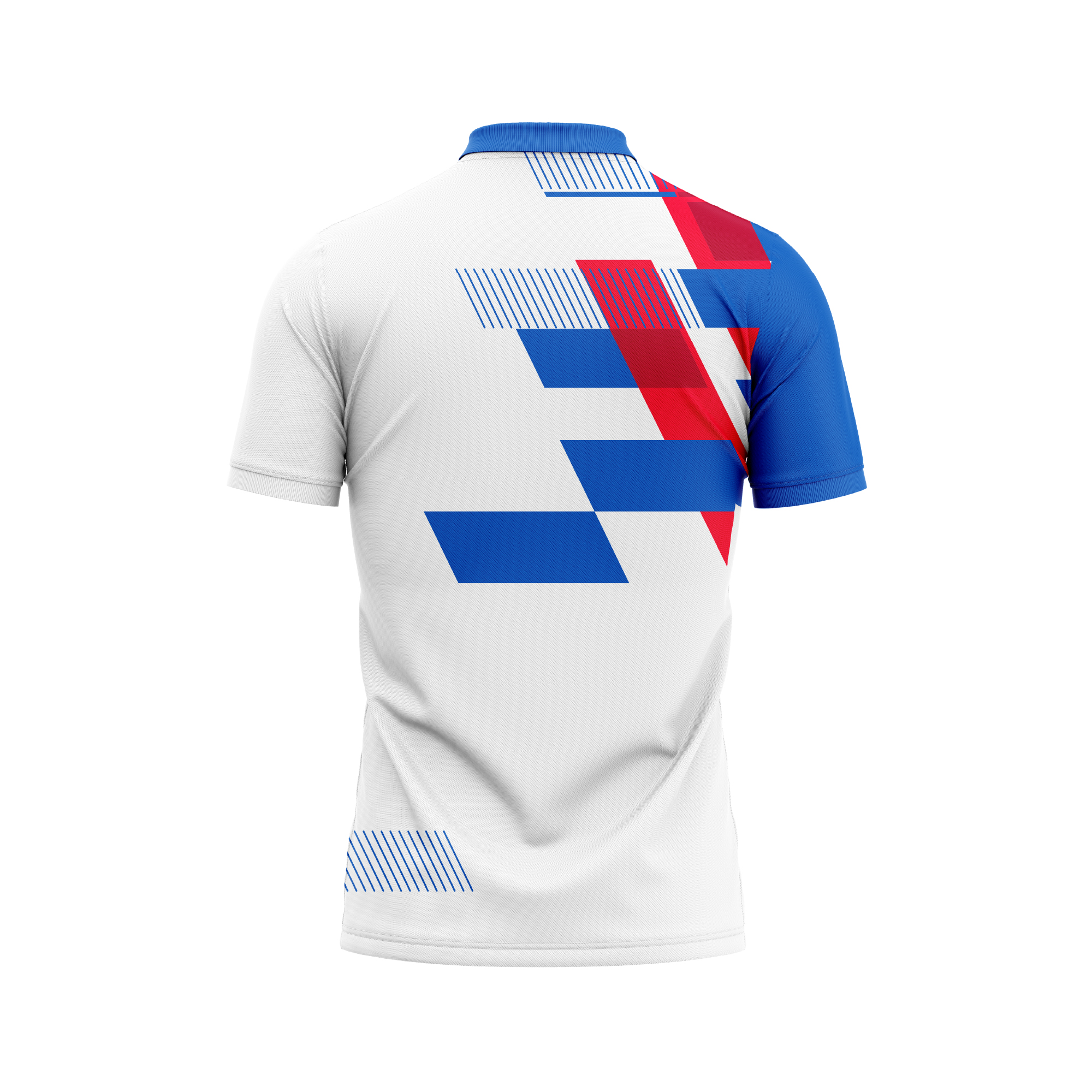 Custom Pickleball & Tennis Polo – Pixel Blocks - Image 2