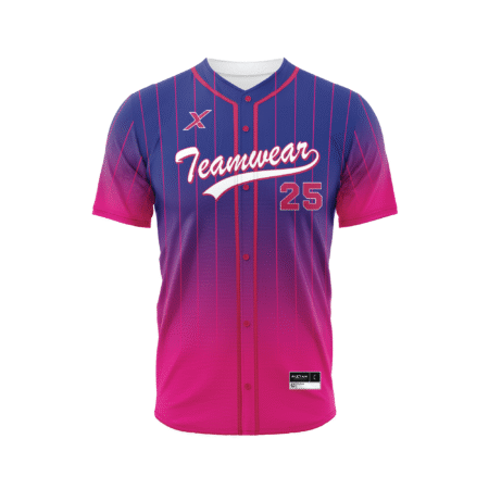 Custom Baseball Jersey – Gradient Pinstripe