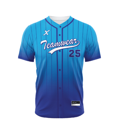 Custom Baseball Jersey – Striped Gradient